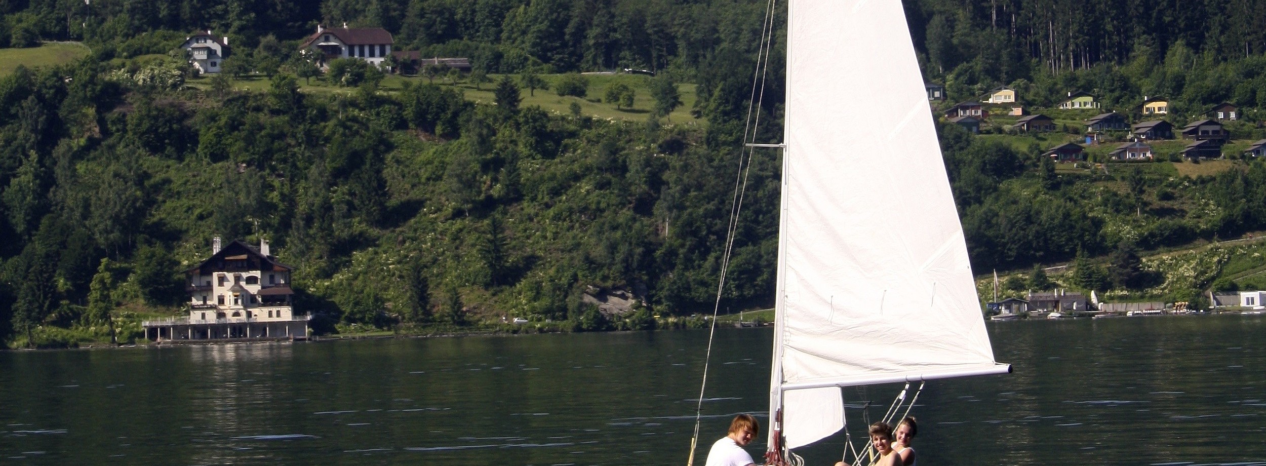 Segelboot am Millstätter See in Kärnten